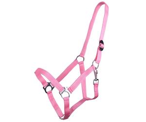 Licol pour cheval avec glissière Q-essentials Rose Shetland