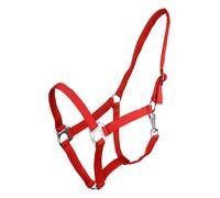 Licol pour cheval avec glissière Q-essentials Rouge Extra Full