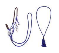 Licol pour cheval corde QHP Liberty Bleu Full