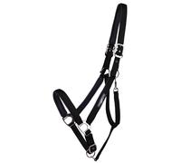 Licol pour cheval de trait QHP Deluxe Noir XXFull