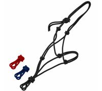 Licol pour cheval en corde nouée Tattini Rouge TU