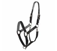 Licol pour cheval en cuir ANKY Grooming Noir Cob