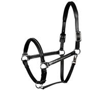 Harry's Horse Collier en cuir Finesse Crystal - Couleur : noir - Taille :