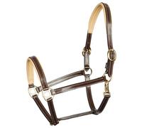 Licol pour cheval en cuir Harry's Horse Elegance Marron Cob