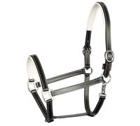 Licol pour cheval en cuir Harry's Horse Elegance Noir Full