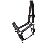 Licol pour cheval en cuir Harry's Horse Metallic Noir Full