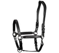Licol pour cheval en cuir Harry's Horse Supreme Noir Cob