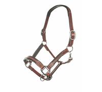 Licol pour cheval en cuir HKM Soft Marron Cheval