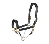 Licol pour cheval en cuir Waldhausen S-Line Royal Noir Cob