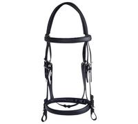 Licol pour cheval en PVC, taille S, avec frontal et muserolle rembourrés, têtière simple, licol d'entraînement avec rênes, pour chevaux de 100 à 130 cm de hauteur