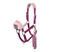 Licol pour cheval et longe équitation LeMieux Vogue Violet Mini