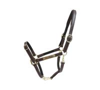 Licol pour cheval flexible cuir Kentucky Marron Full