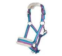 Licol pour cheval fourrure HKM Funny Horses Violet Mini Shetland