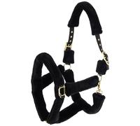 Licol pour cheval fourrure Kerbl SuperSoft 2.0 Noir Cob