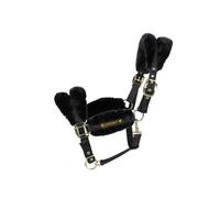 Licol pour cheval nylon avec peau mouton Kentucky Soft Noir Poney