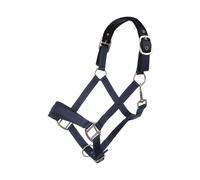 Licol pour cheval Nylon HKM Samantha Bleu Poney
