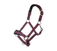 Licol pour cheval Nylon HKM Samantha Rouge Poney