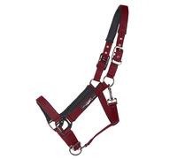 Licol pour cheval QHP Deluxe Rouge Extra Full