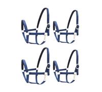 Licol Pour Chevaux Ensemble de licols équestres quatre pièces en nylon bleu(4.0M)