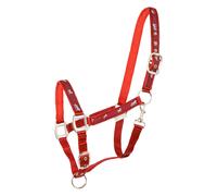Licol pour poney avec déco petits chevaux Waldhausen Rouge Poney