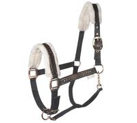 Licol pour poney avec fourrure Waldhausen Elegant Noir Poney
