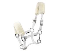 Licol pour poulain avec fourrure HORKA Blanc Cob