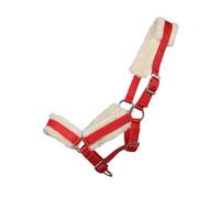 Licol pour poulain avec fourrure Q-essentials Rouge Full