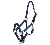 Licol pour poulain nylon reglable/laiton BR Equitation Bleu Poulain