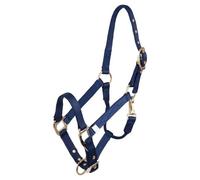 Licol Pour Poulain Nylon Reglable/Laiton Br Equitation Poulain Mixte Bleu