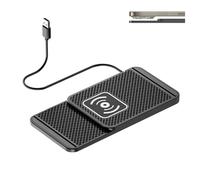 LICOME Chargeur sans Fil Voiture pour Nissan X-Trail Livina Pulsar Note, Support Tableau de Bord et Console Centrale, Pad Antidérapant, Utilisation Voiture et Bureau,A USB 30cm