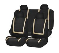 LICOME Voiture Ensembles de Housses Siège pour Dacia Solenza/Spring Electric 2000-2023, Housse Siege Voiture, Couvre Protecteur de Siege Confortables Respirant Accessoire,A Beige