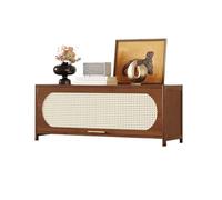 LICONG-2020 Armoire à Vaisselle Buffet Bas à Un Seul Niveau avec Rangement d'angle intégré, bibliothèque et Meuble de for Salon