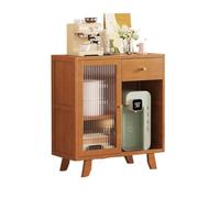 LICONG-2020 Armoire à Vaisselle Buffet Mural à Porte vitrée, Rangement intégré, Style rétro, Meuble de Multifonctionnel Une