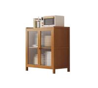 LICONG-2020 Armoire à Vaisselle Buffet Mural avec Rangement intégré, Style rétro, Multifonctionnel for Salon, Porte vitrée