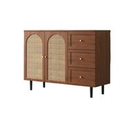 LICONG-2020 Armoire à Vaisselle Buffet Simple en rotin à Double Porte avec tiroir for la Maison, Le Restaurant ou Cuisine