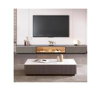 LICONG-2020 Table d'appoint Planche à Roche Moderne Simple for Petit Appartement, Meuble de Sol, Salon, Table Basse(Grigio,Grand)