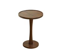 LICONG-2020 Table d'appoint Table d'appoint de canapé en Bois, Table Ronde rétro, Rangement Minimaliste, Buffet Salon, Balcon(Bruin,Grand)
