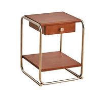 LICONG-2020 Table d'appoint Table de Chevet rétro, Table d'appoint Salon, canapé Minimaliste, Rangement Multicouche