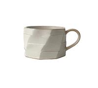 LICONG-2020 Tasses à café Tasse à café en céramique rétro, tasse Latte, américaine(Blanc)