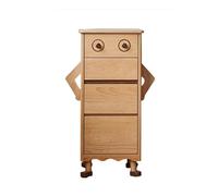 LICONG-2020 Tiroirs de Coffre Commode for Chambre à Coucher, Armoire en Forme de Robot Bois avec 4 espaces Rangement, Convient for, Table Chevet, canapé