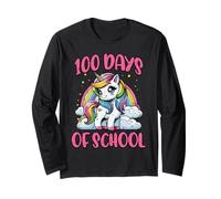 Licorne 100 Jours d'école Mignonne pour Filles et Enfants Manche Longue
