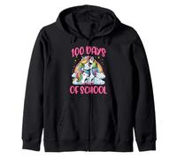 Licorne 100 Jours d'école Mignonne pour Filles et Enfants Sweat à Capuche