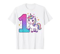 Licorne 1er Anniversaire pour Fille 1 an T-Shirt