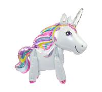 Licorne 54cm ballon debout en papier d'aluminium