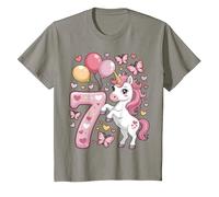 Licorne 7e Anniversaire Fille 7 Ans Cheval I Am 7 Ans Enfants T-Shirt, Enfant, Ardoise, 8 Ans