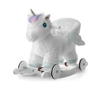 Licorne à bascule milly mally polly blanche