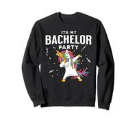 Licorne amusante pour fête de mariage avec inscription « It's My Bachelor Party » Sweatshirt