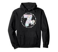 Licorne Arc-en-Ciel 7ème Anniversaire Sweat à Capuche