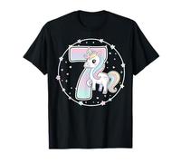 Licorne Arc-en-Ciel 7ème Anniversaire T-Shirt