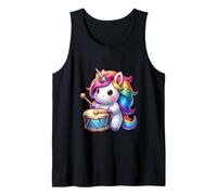 Licorne Arc-en-Ciel avec Tambour Magique Débardeur